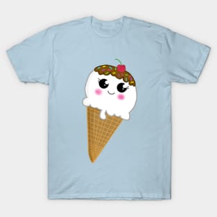 Kawaii Ice Cream Cone T-Shirt